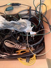 Bulk Lot of Cables, Cords and Adapters. HDMI, USB, Power Cords, Audio Misc. #3C