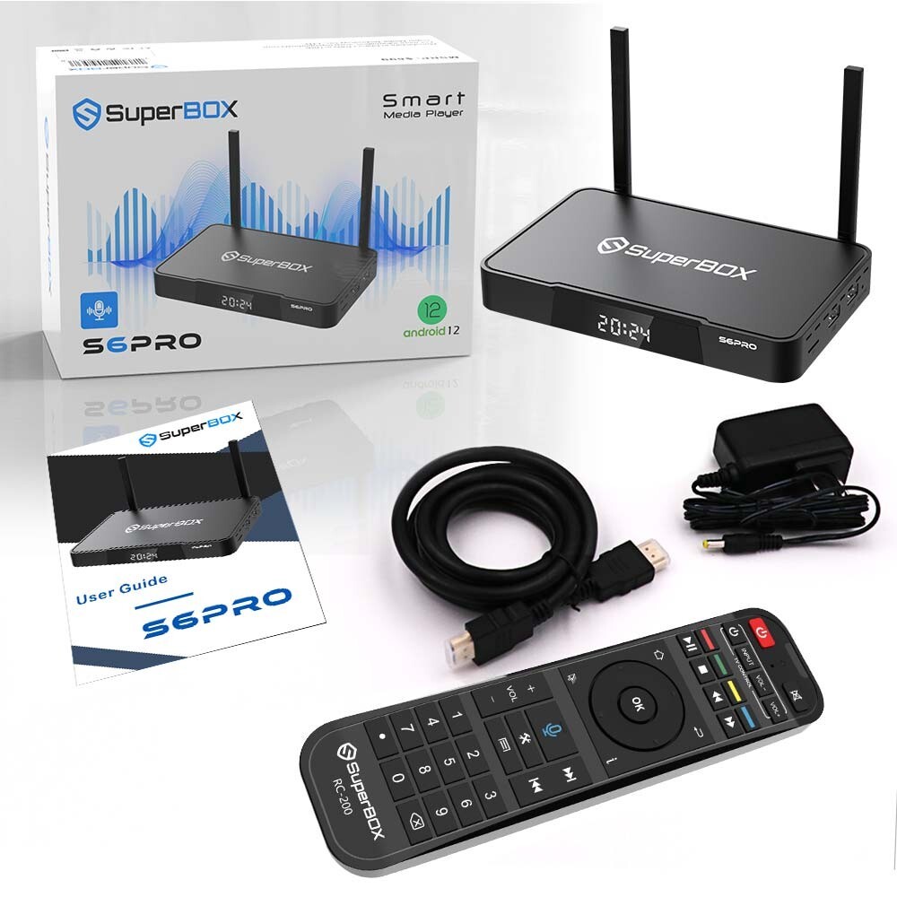 SuperBox S6 PRO with FREE SET-UP – Open Box in Excellent Condition Authorized