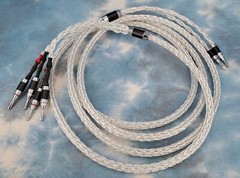 Maze Audio Braided Litz Speaker Cable Pair 10ft BI-WIRE Silver Plated Audiophile