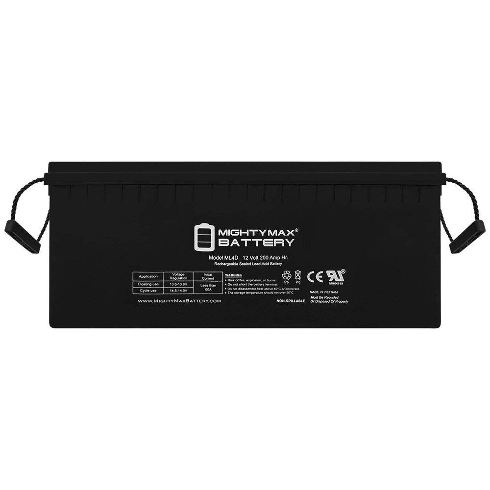 Mighty Max 12v 200ah Solar Power Battery – Deep Cycle