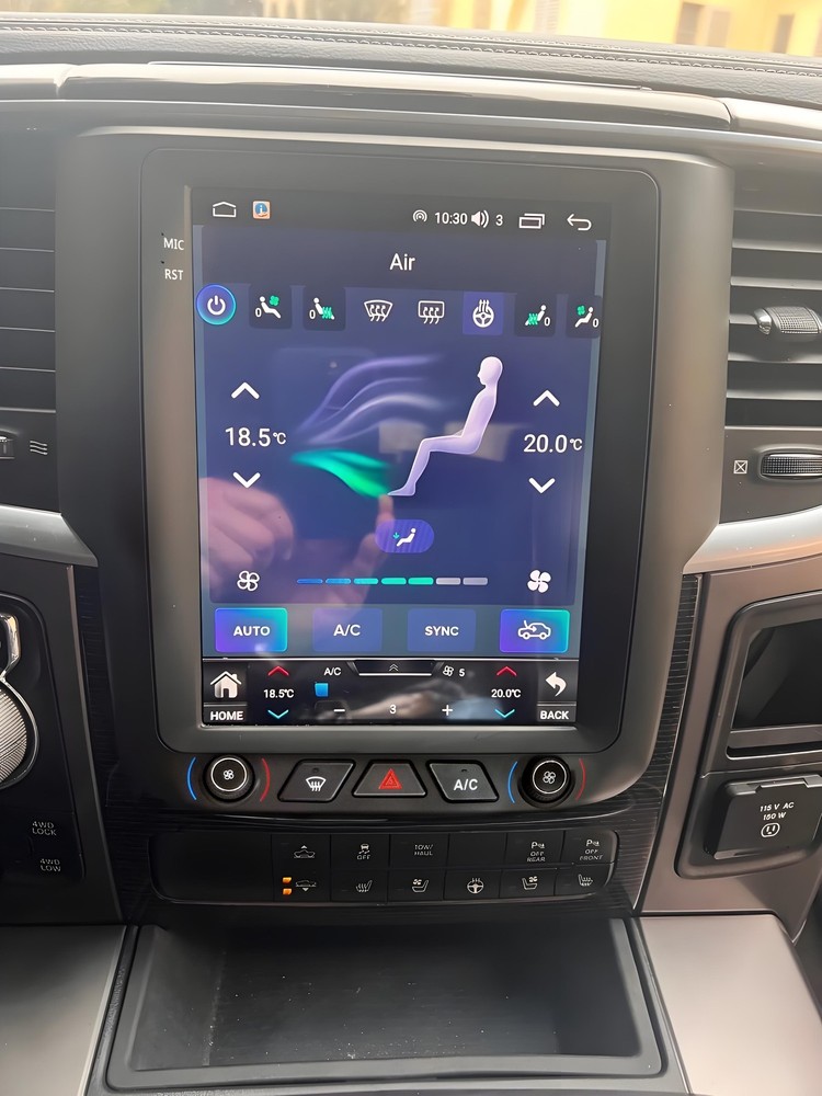 9.7″ Tesla Style FOR 2013-2019 DODGE RAM 1500 2500 3500 CARPLAY GPS RADIO STEREO