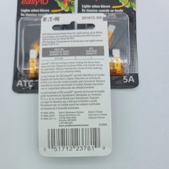 Bussmann BP/ATC-5ID 5A 32V dc 1kA Tan Blade Fuse 0.75 L x 0.2 H in. (Pack of 3)
