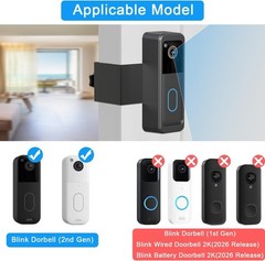 Blink Doorbell Mount for Easy No-Drilling Installation – Weather-Proof