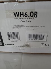 SpeakerCraft WH6.0R White In Ceiling Speaker 6.5 Inch