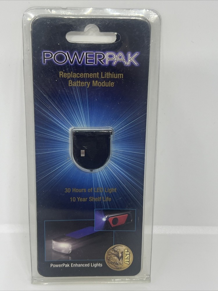 PowerPak Replacement Lithium Battery Module 30 Hours LED Light 10 Year Life NEW