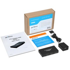 gofanco 8K 60Hz 1×2 HDMI Splitter – 8K @60Hz 444, 4K @144Hz/120Hz, 2K @240Hz