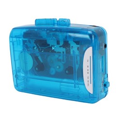 Portable Cassette Player Transparent Retro For Music Lovers ABS Easy To Use