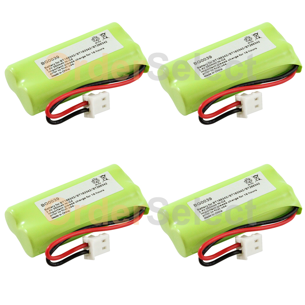 4 NEW Home Phone Battery for VTech BT166342 BT266342 BT183342 BT283342 500+SOLD