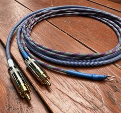 4 ft Audiophile Turntable Phono RCA Cables w/Ground Low Cap pro ject connect