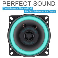 Automotive Car Audio 4 Inch 100 Watt 4 Ohm 2 Way Coaxial Speaker Replace 1 Pair