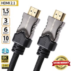 2.1 HDMI Cable Compatible with PS5 PS4 PS3 Gaming 8K TV ect. 7680p*4320p @60Hz