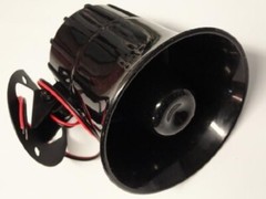 Black ABS Weather Proof PA Speaker Horn for CB Radio Outdoor Marine Game Call