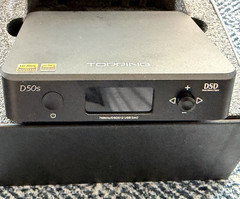 TOPPING D50s DAC A50s Headphone Amp Linear Power Supply P50 Stack Bundle Audio