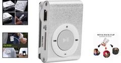 Durable Back Clip MP3 Player – Bluetooth, 8GB, Perfect for Travel & Exercise