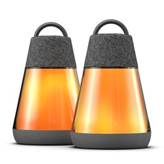 ION Luma Duo Lantern Bluetooth Speaker Pair (2 Speaker) –360° Sound, Multi-Color