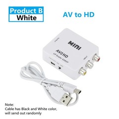 HDMI-compatible To AV RCA Converter Box Adapter HDTV to AV/CVSB L/R Video Full
