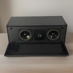 JBL J Center Home Theater Speaker Black Wood Finish 8 Ohm Center Channel