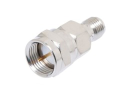 2 PACK – SMA Female to F-Type Male RF Antenna Coax Adapter Converter Connector