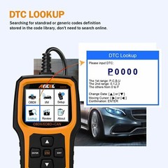 Professional ANCEL AD410 OBD2 Scanner 12V Check Car Engine Free Update Diagnosis