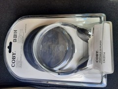 COBY CD Walkman Player Slim w/ Headphones NEW SEALED! CX-CD114