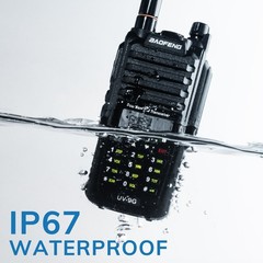 Baofeng UV-9G GMRS Radio 2 Packs IP67 Waterproof Repeater Capable NOAA Walkie