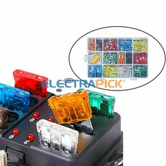 600PCS Car Blade Fuses Assortment Assorted Kit Blade Set Auto Truck Automotive