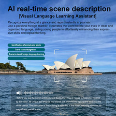 AI Smart Glasses With Camera & 2k Video Recording Translation Object recognition