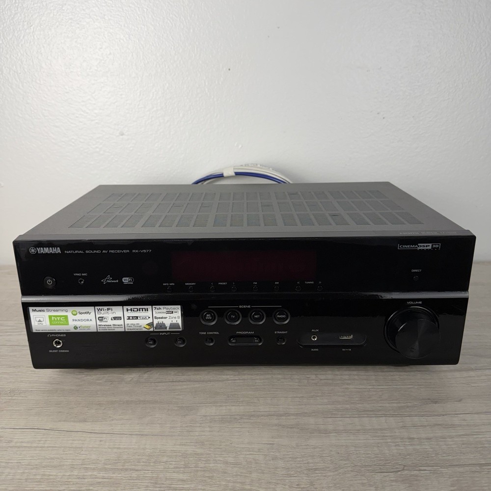 YAMAHA RX-V577 Natural Sound AV Receiver 7.1ch AC100V 50/60Hz 260W PRE WIRED