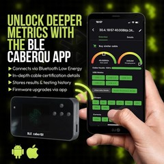 BLE caberQU V4.6 USB-C Cable Tester USB4 40Gbps 240W eMarker Bluetooth