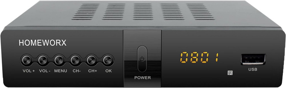 ATSC Digital Converter Box with TV Tuner, TV Recording, USB Multimedia Function,