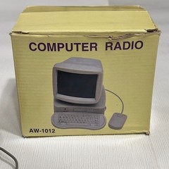 Radio Computer PC Shape Vintage Desktop Novelty AM FM Printer Office Collectible