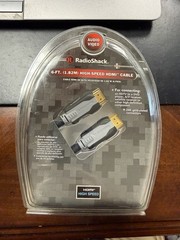 RadioShack 6 ft. 1.82M High Speed HDMI Cable 24K Gold Plated Connectors
