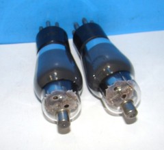 No type 6A7 Raytheon radio audio amplifier vacuum 2 tubes valves tested ST 6A7G