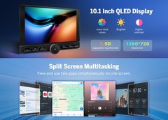 UX6K PRO MAX 2 DIN Android 13 8+128GB 10.1″ QLED Car Stereo GPS CarPlay Radio 4G