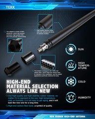 Carbon Fiber Short Antenna Compatible with Ford / F150 / F250 / F350 / F450 /…