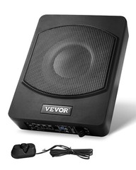 VEVOR 120W 10″ Under Seat Silm Subwoofer Car/Truck Powered Amplified System