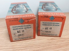 ONLY 1 Tube of Telefunken AZ12 Tube Röhre Original SEALED NEW NOS NIB (1pc.)