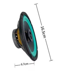 2-pcs 6-1/2″ 2-way speakers 50/200 RMS/MAX Power Handling