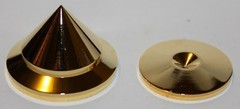 BBC Gold Audio Isolation Metal Cones ” Standard ” (4 pcs), Brand NEW
