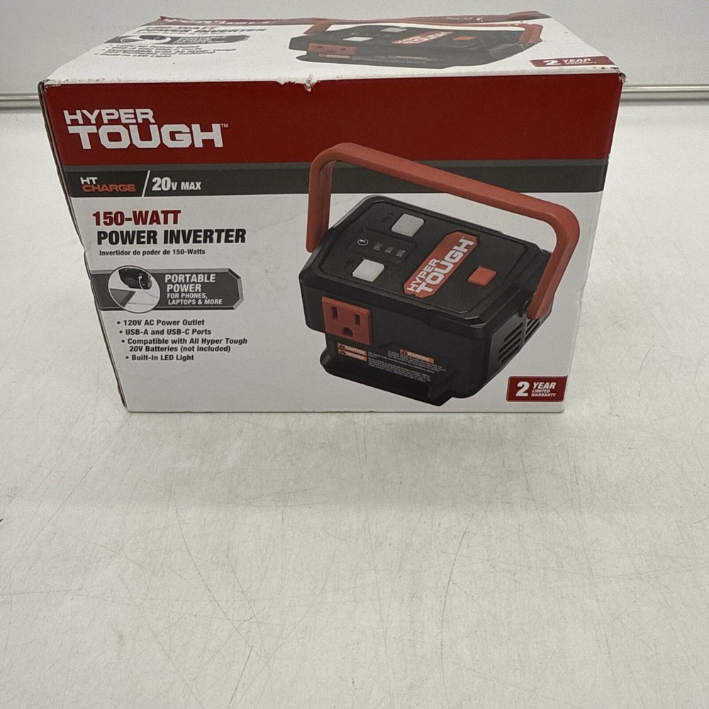 Hyper Tough 150-Watt 20V Power Source / Power Inverter (Battery Not Included)