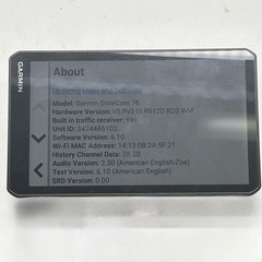 Garmin 010-02729-00 DriveCam 76 7-in Display GPS Navigator with Built-In Dash