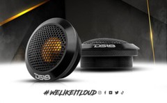 DS18 DTX 2.2 Inches Titanium Dome Tweeter with Aluminum Body 60 Watts Peak 4 OHM