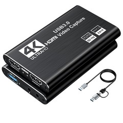 Video Capture Card, Audio Video Capture Card, USB 3.0 Capture Card 4K HDMI Lo…
