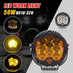 4PCS 7 inch LED Work Light Car Pods Spot Flood Combo Fog Lamp Offroad Driving