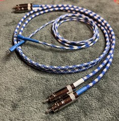 4 Ft. JMB CABLE CO Audiophile Turntable Phono RCA Cables w/Gnd. LOW Capacitance