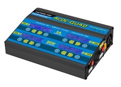 Common Sense RC ACDC-QUAD Four-Port Balancing Charger for Lithium & NiMH Batteri