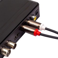 RCA Cables 2 Pack[Hi-Fi Sound, PVC Jacket, Shielded], 2-Male to 2-Male RCA Au