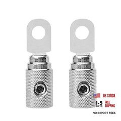 Conext Link RT4N-2 Set Screw Ring Terminal 2 Pack () 4 Gauge Nickel