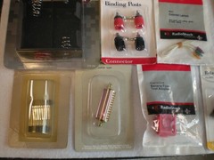 Radio Shack NOS Retailed packaged vintage electronic parts, 20 Retail, 173 parts