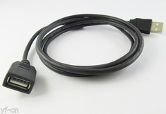 50pcs 1.4M USB 2.0 A Male to A Female M/F Extension Cable Cord For PC Laptop